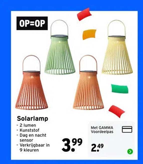 OP=OP Solar lamp