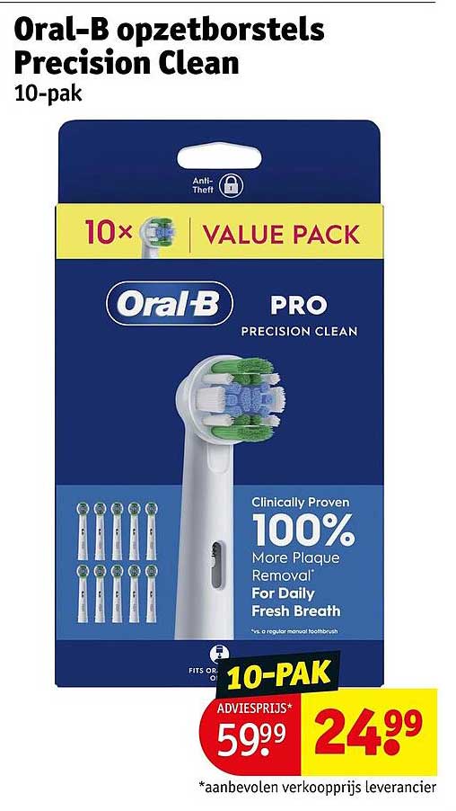 Oral-B opzetborstels Precision Clean 10-pak
