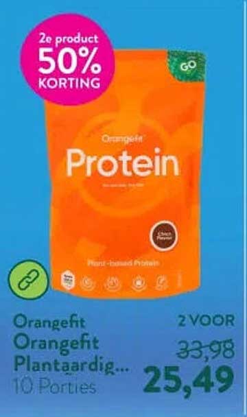 Orangefit Plantaardig... 10 Porties 2e product 50% KORTING