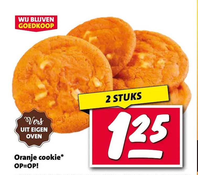 Oranje cookie* OP=OP! 2 STUKS