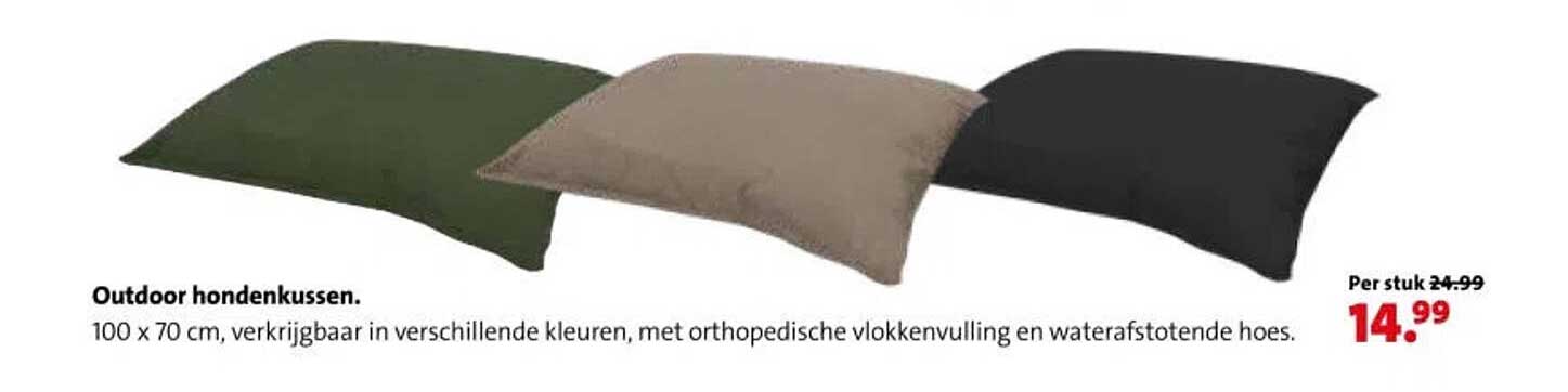 Outdoor hondenkussen.