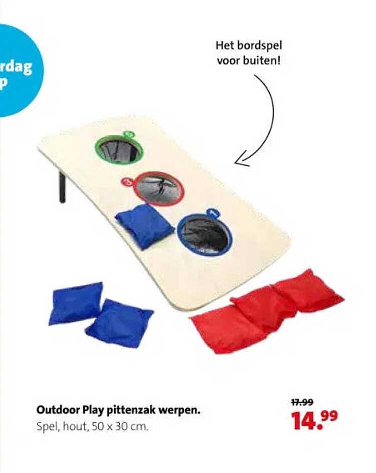 Outdoor Play pittenzak werpen