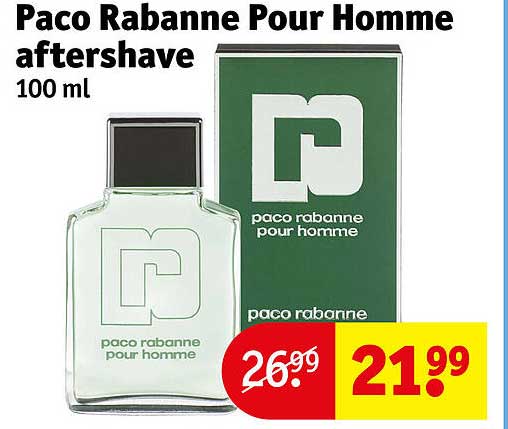 Paco Rabanne Pour Homme aftershave 100 ml