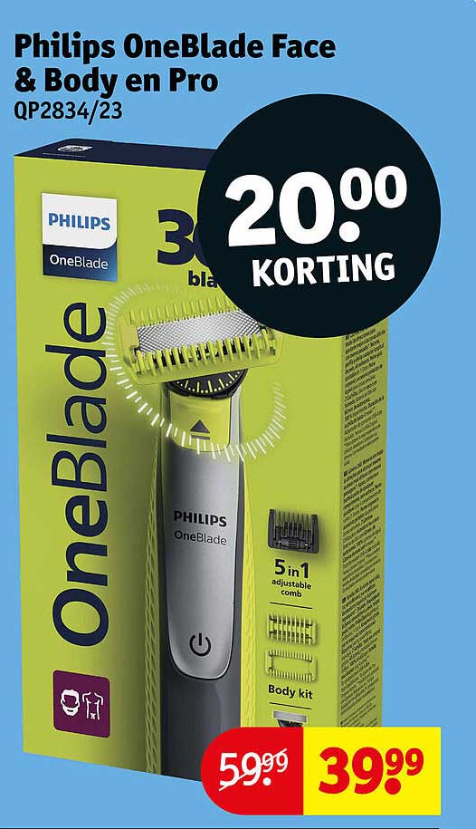Philips OneBlade Face & Body en Pro OP2834/23