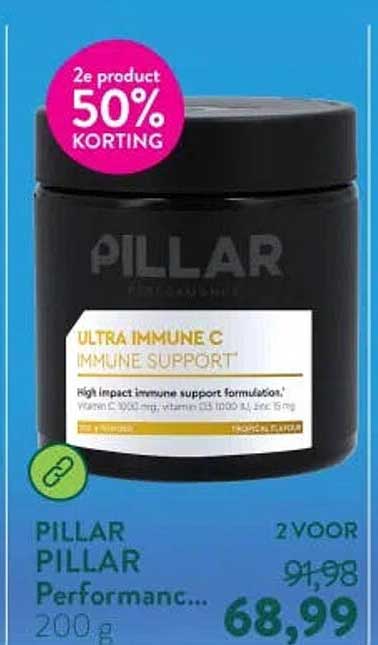 PILLAR PILLAR Performanc... 200 g 2e product 50% korting