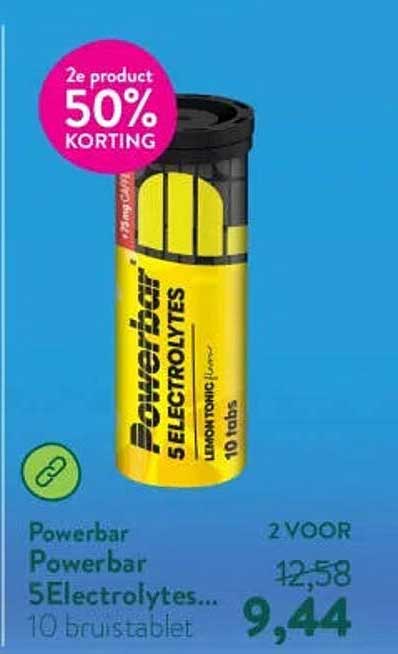 Powerbar 5Electrolytes... 10 bruistabletten 2e product 50% korting