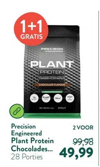 Precision Engineered Plant Protein Chocolades... 1+1 GRATIS