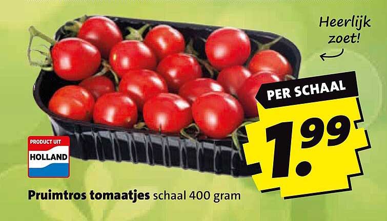 Pruimtros tomaatjes schaal 400 gram