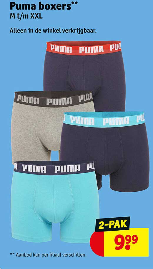 Puma boxers** M t/m XXL 2-PAK