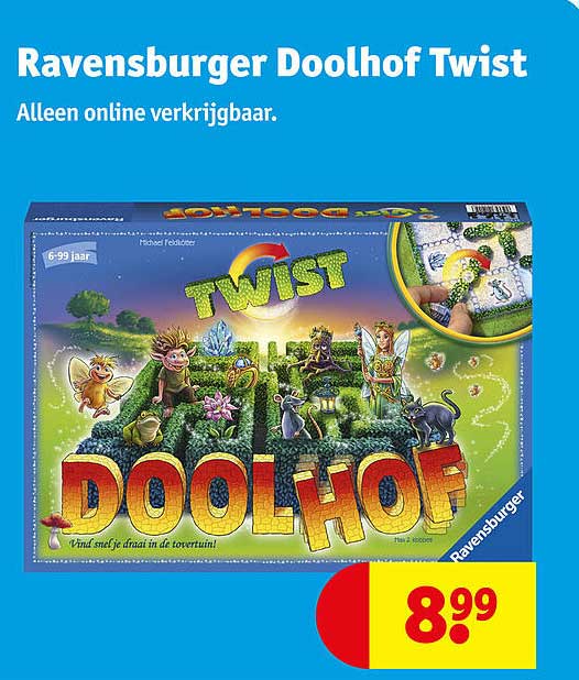 Ravensburger Doolhof Twist Alleen online verkrijgbaar.