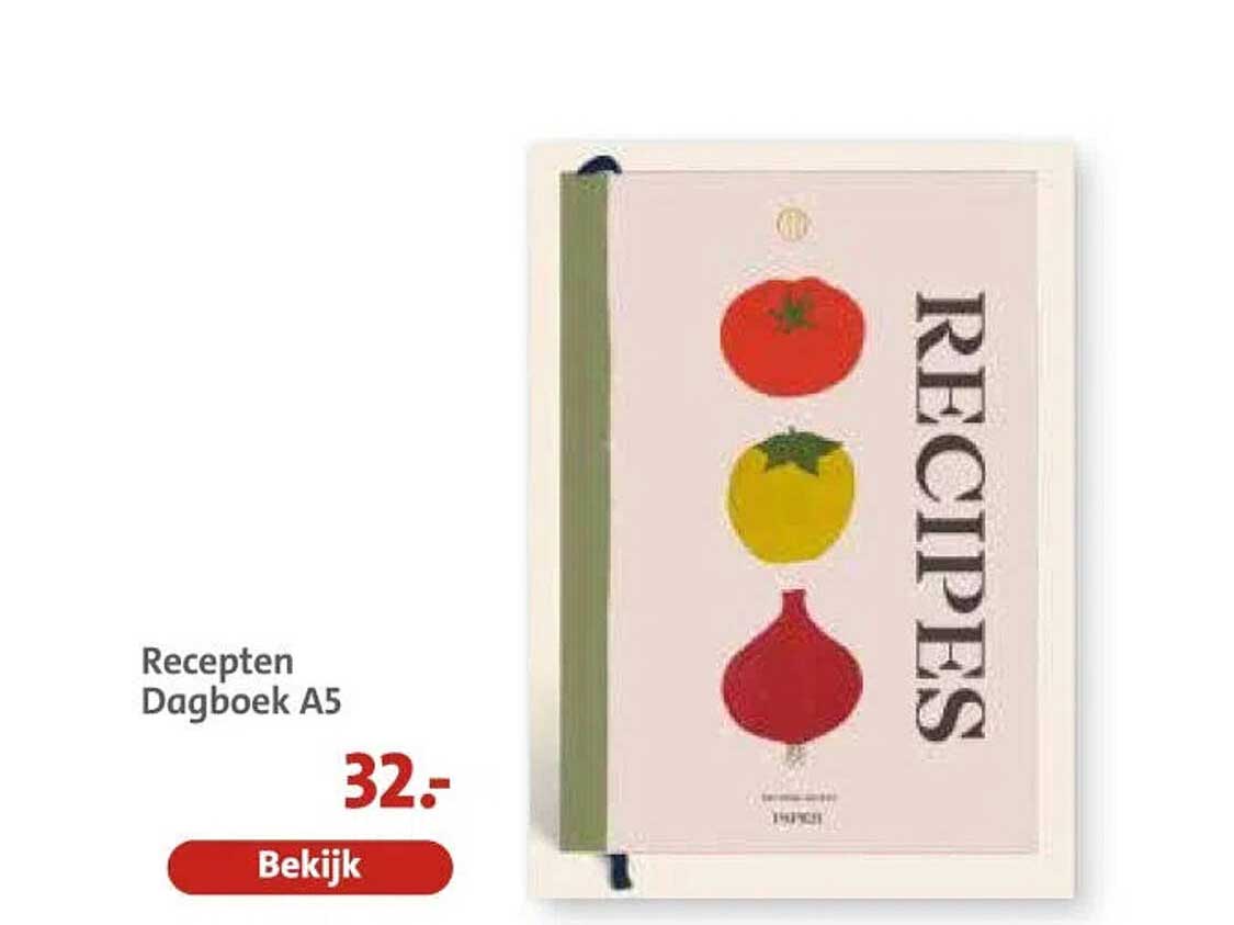 Recepten Dagboek A5