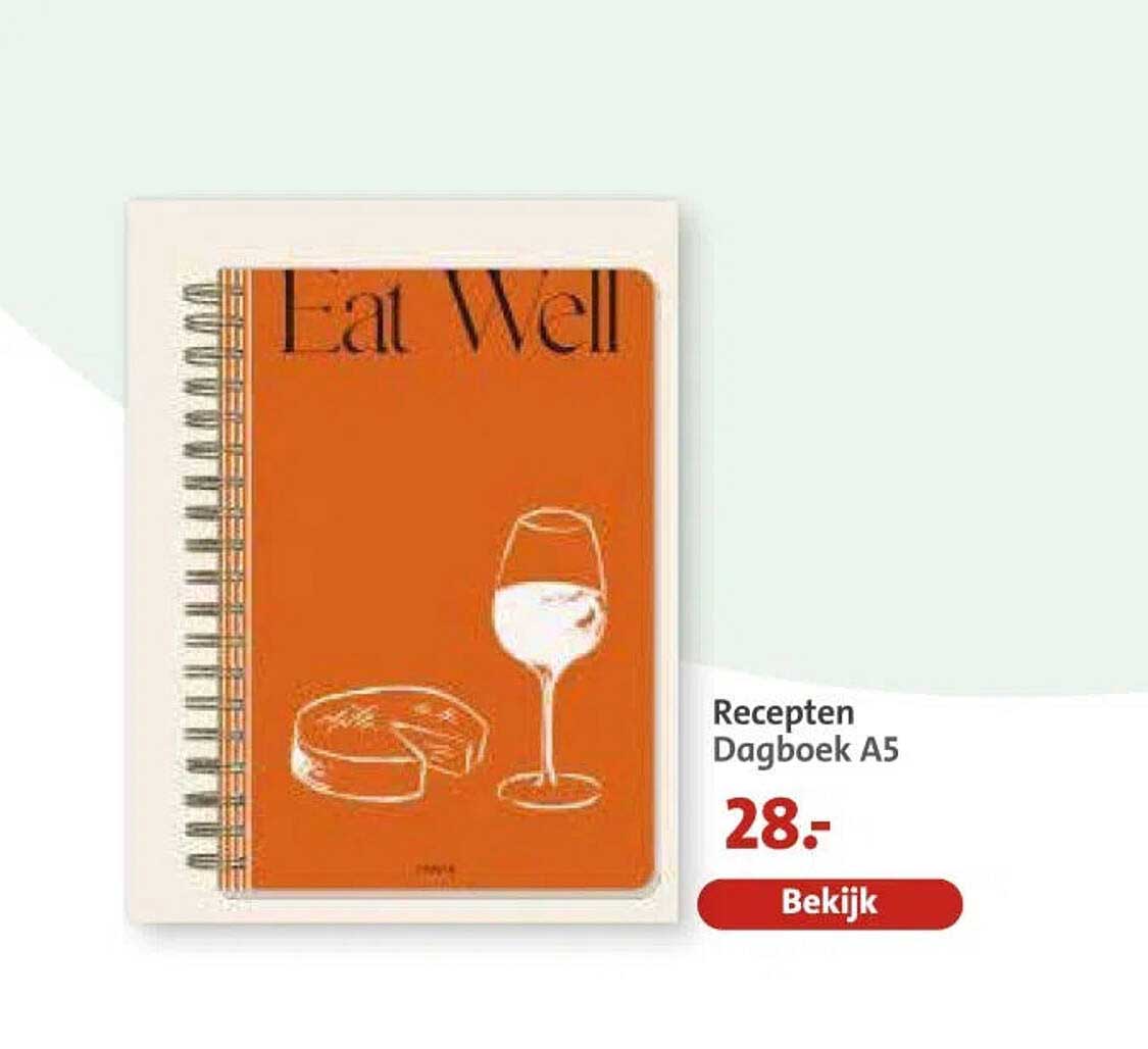 Recepten Dagboek A5