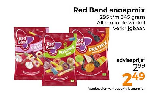 Red Band snoepmix