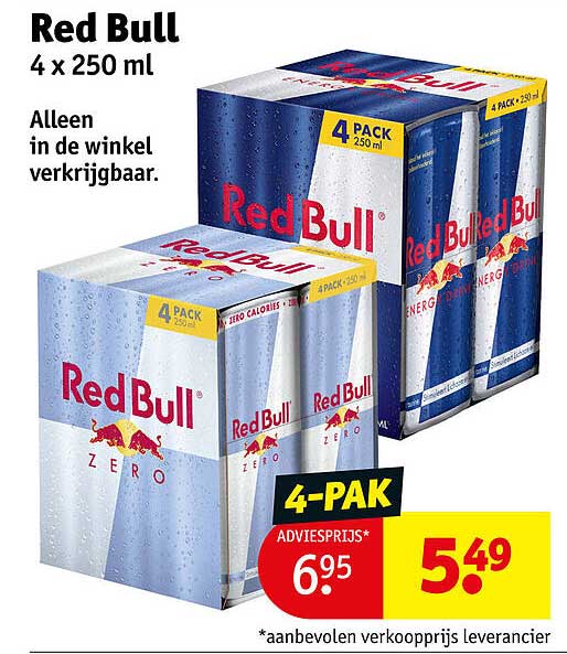 Red Bull 4 x 250 ml