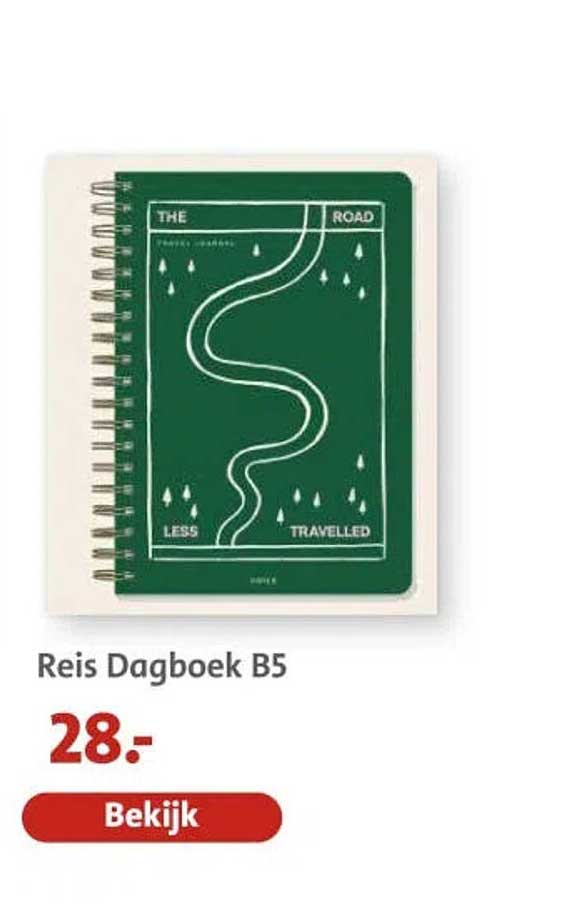 Reis Dagboek B5