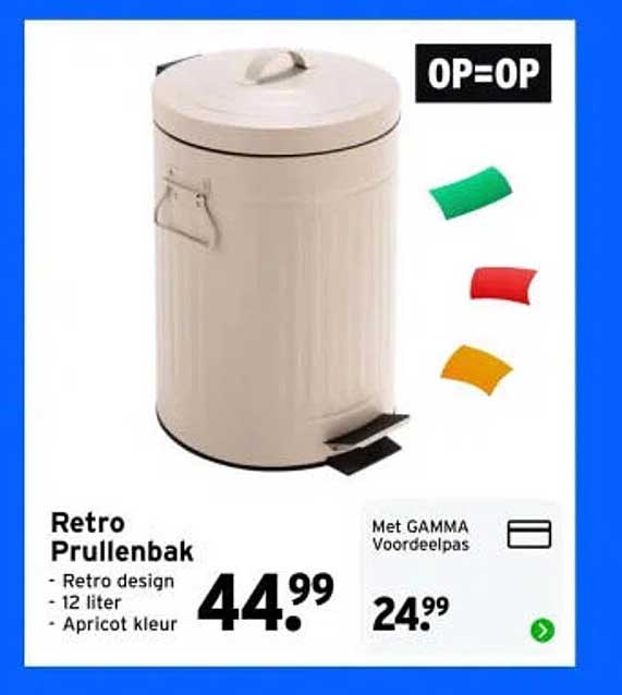 Retro Prullenbak