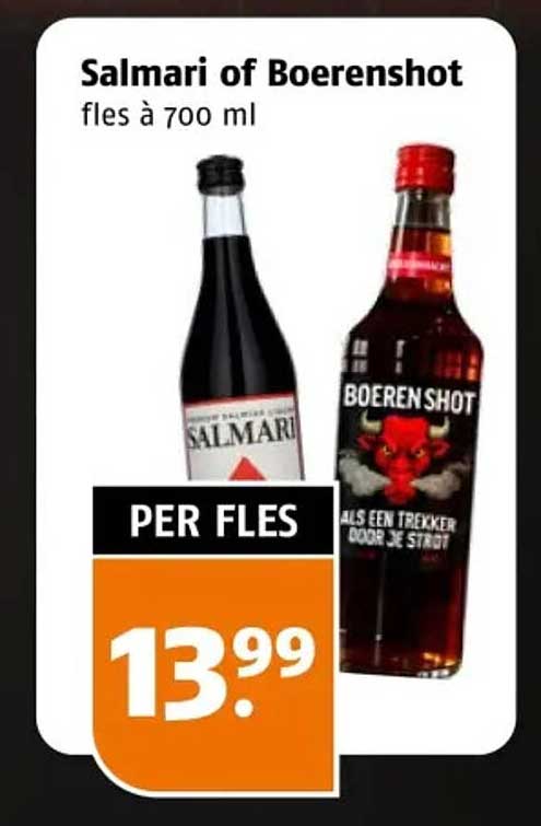 Salmari of Boerenshot fles à 700 ml PER FLES