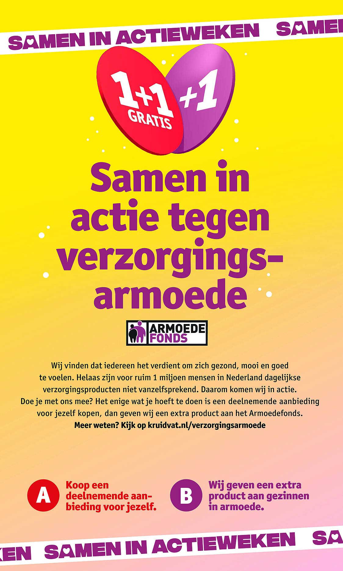 Samen in actie tegen verzorgingsarmoede