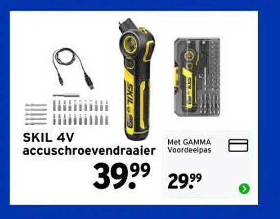 SKIL 4V accuschroevendraaier