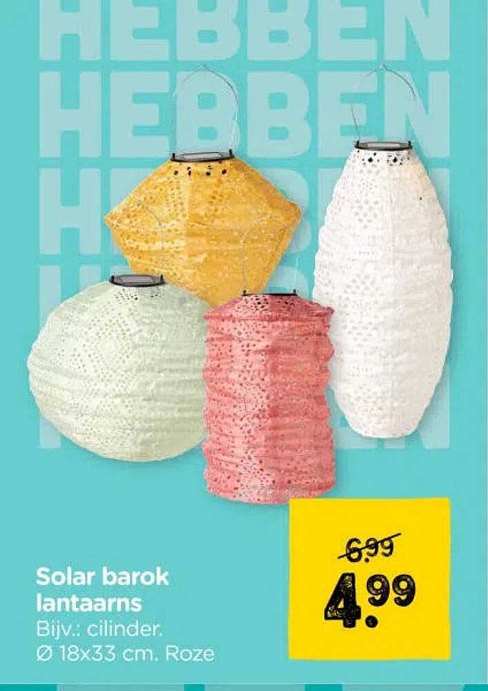 Solar barok lantaarns