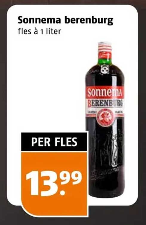Sonnema berenburg fles à 1 liter