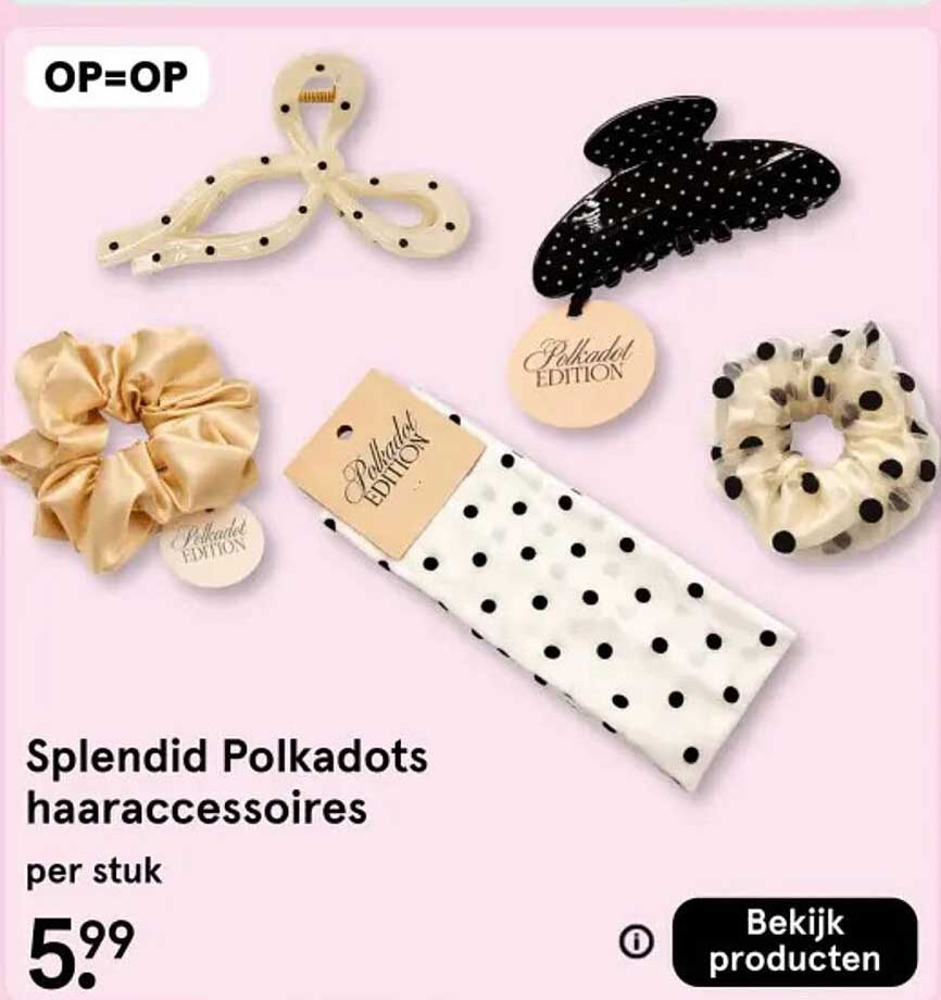 Splendid Polkadots haaraccessoires