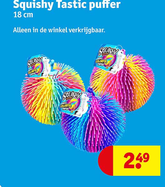 Squishy Tastic puffer 18 cm