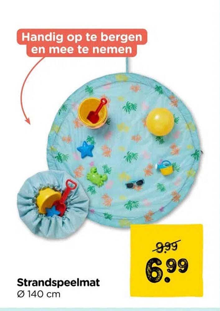 Strandspeelmat Ø 140 cm