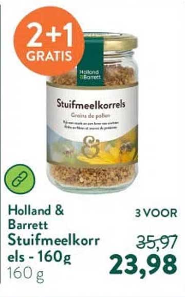 Stuifmeelkorrrels - 160g 2+1 GRATIS