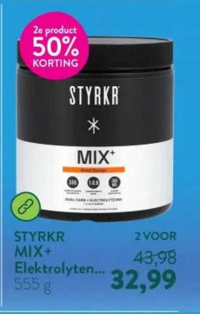 STYRKR MIX+ Elektrolyten... 2e product 50% korting