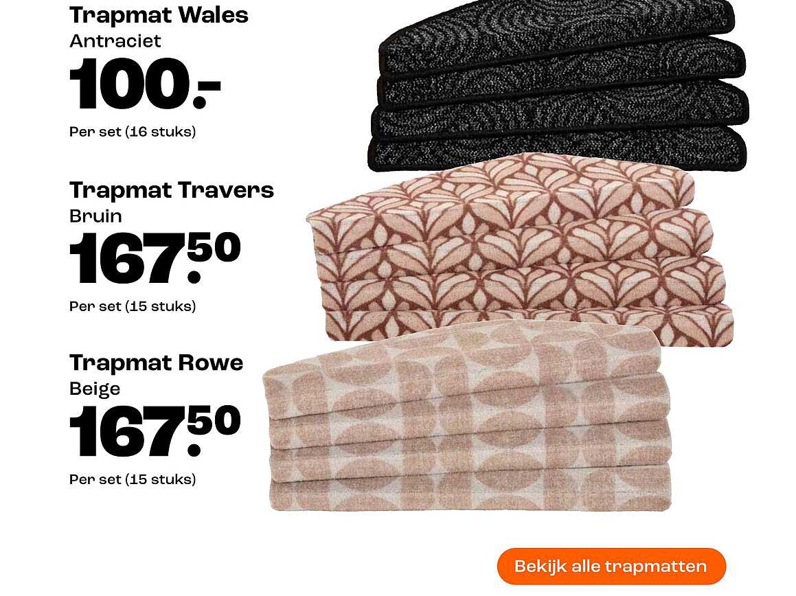 Trapmat Wales Antraciet