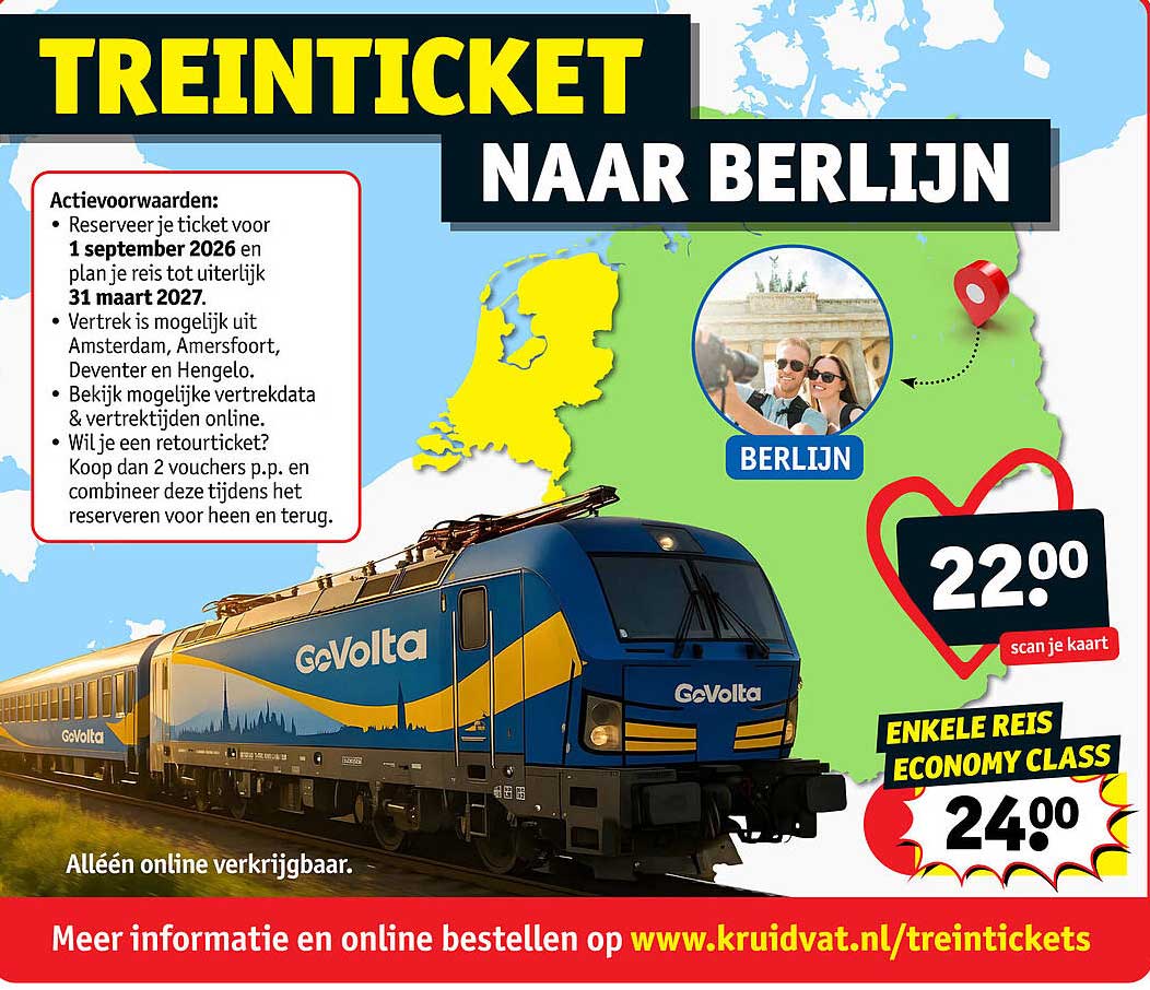 TREINTICKET NAAR BERLIJN