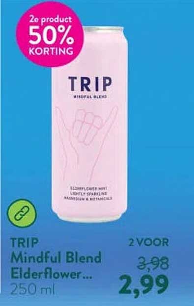 TRIP Mindful Blend Elderflower... 250 ml 2e product 50% KORTING