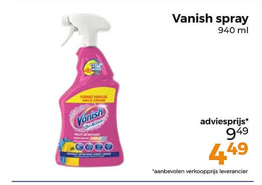 Vanish spray 940 ml