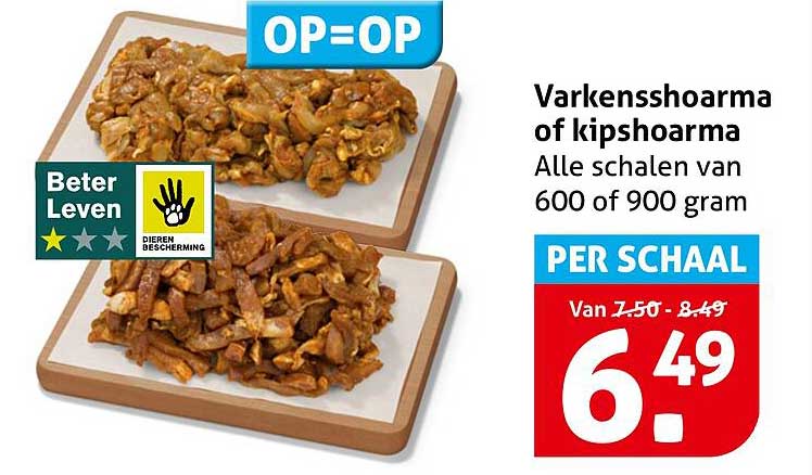 Varkensshoarma of kipshoarma