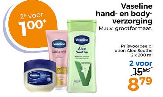 Vaseline hand- en body-verzorging