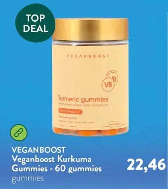VEGANBOOST Veganboost Kurkuma Gummies - 60 gummies