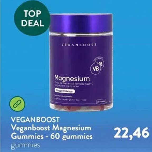 VEGANBOOST Veganboost Magnesium Gummies - 60 gummies