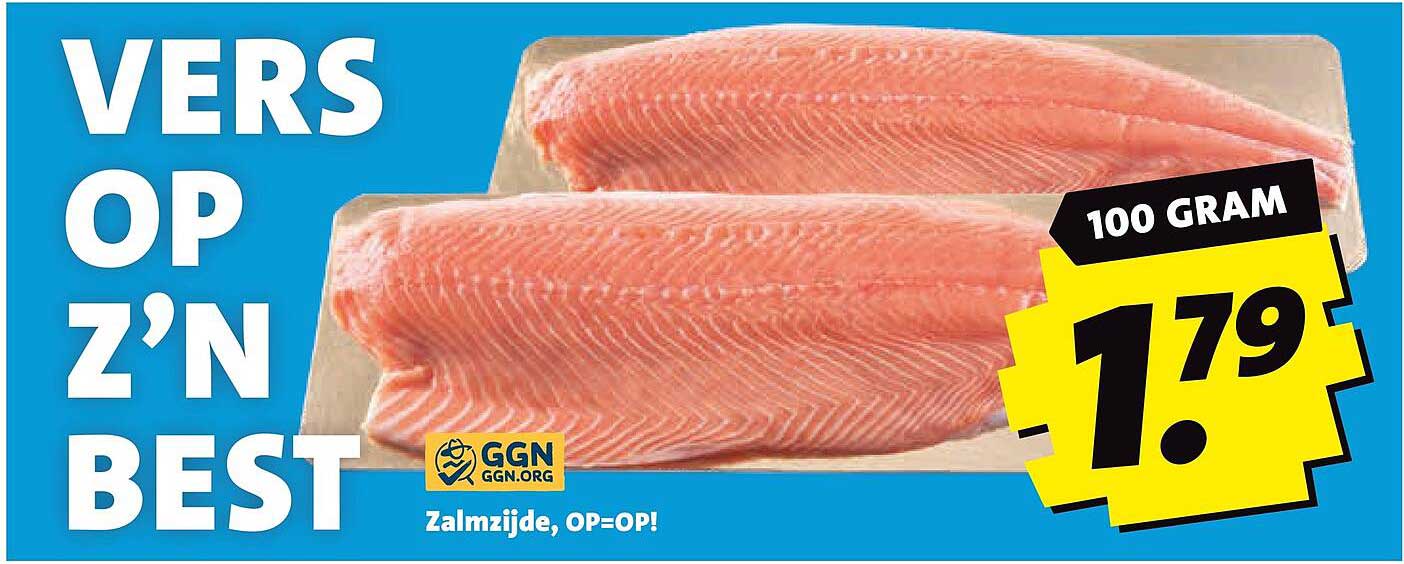 VERS OP Z'N BEST Zalmzijde, OP=OP!