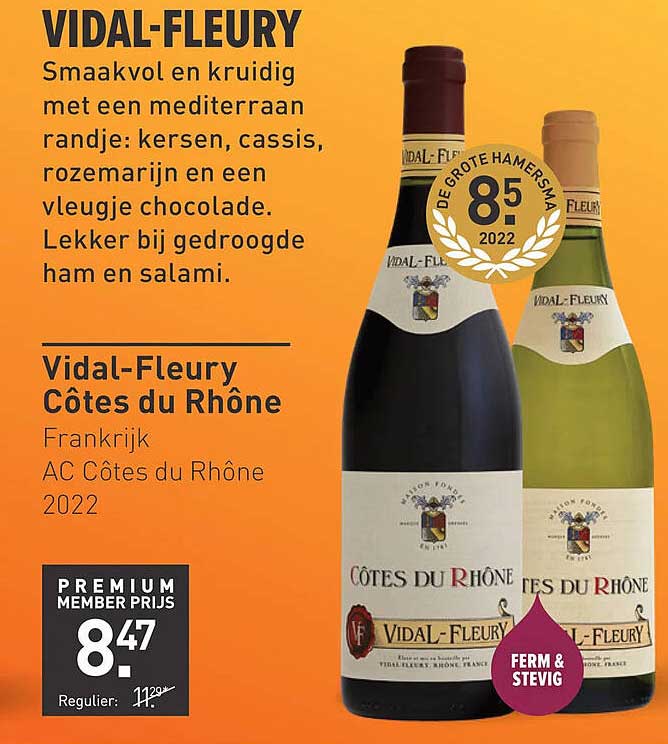 Vidal-Fleury Côtes du Rhône Frankrijk AC Côtes du Rhône 2022