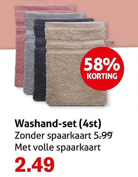 Washand-set (4st)