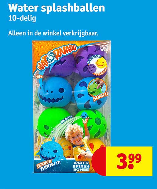 Water splashballen 10-delig