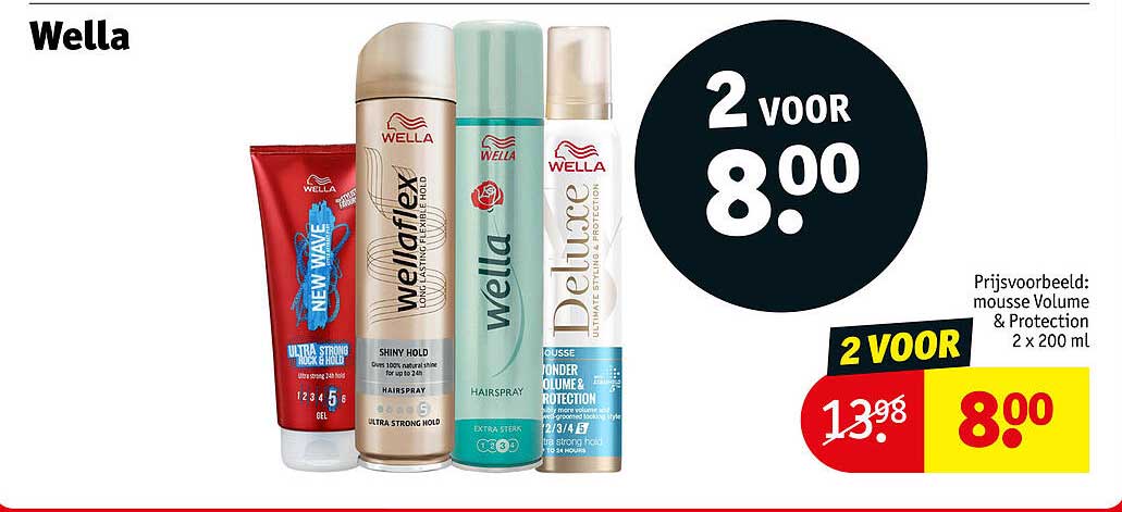 Wella 2 voor 8.00