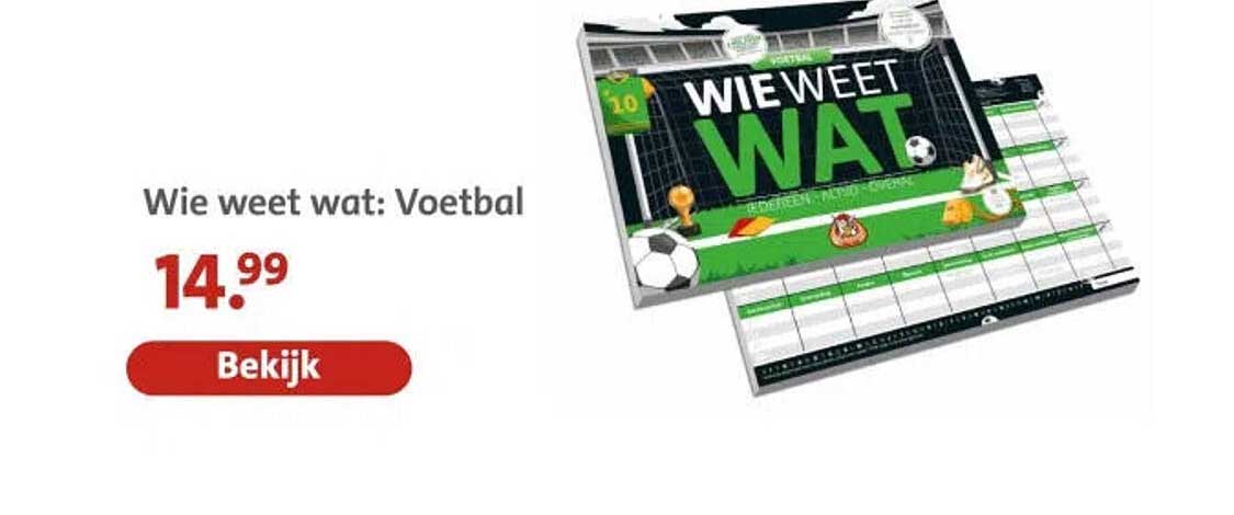 Wie weet wat: Voetbal