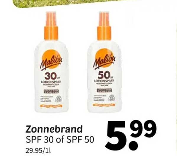 Zonnebrand SPF 30 of SPF 50