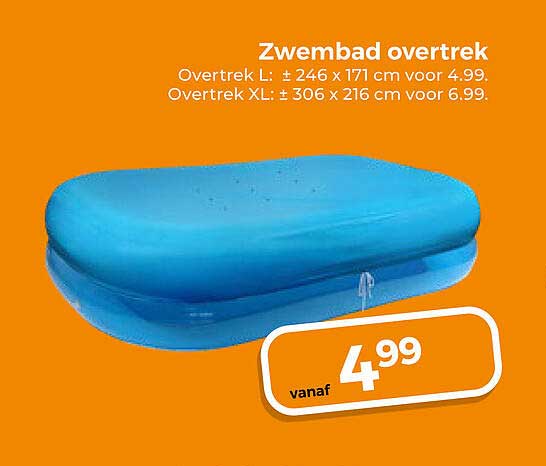 Zwembad overtrek
