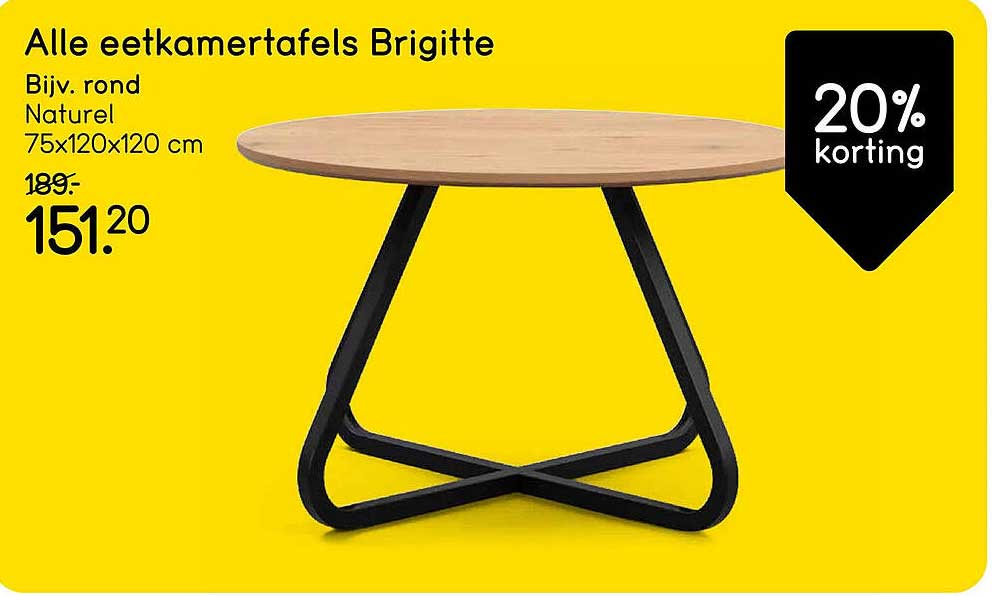 Alle eettafels Brigitte