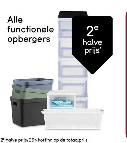 Alle functionele opbergers