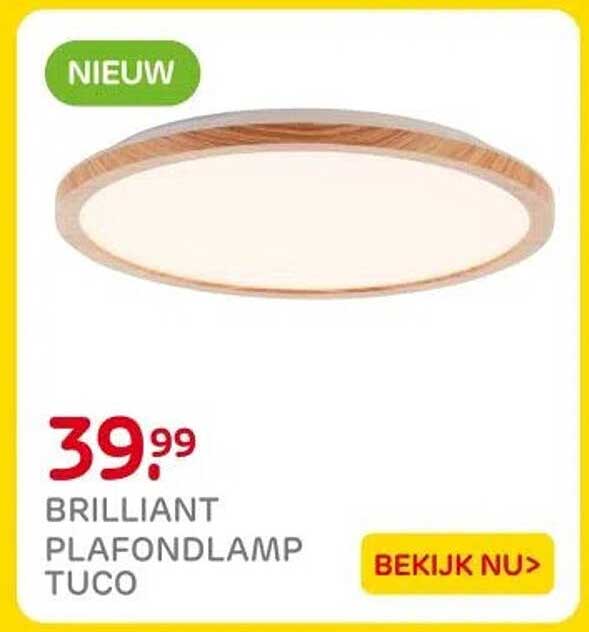 BRILLIANT PLAFONDLAMP TUCO