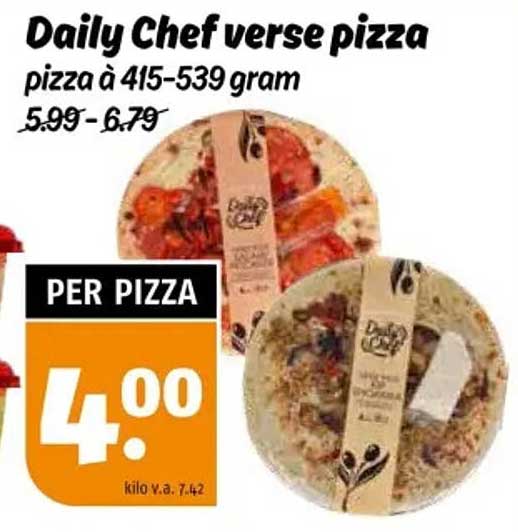 Daily Chef verse pizza